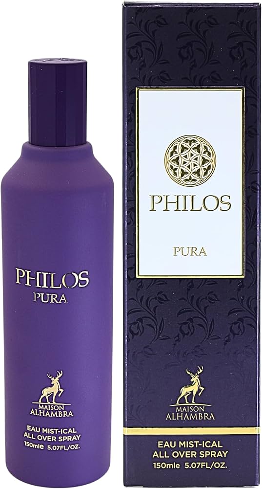 Maison Alhambra Philos Pura EAU Mist Perfume Spray 150Ml Unisex