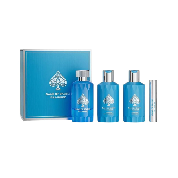 Full House Set Luxury Collection Game Of Spades Parfum 100Ml+200Ml Corporal Aromatico+200Ml Corporal - Hombre