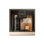 Lattafa Khamrah EDP 100 ML + Deo Spray 200 ML Set 2 piezas Unisex