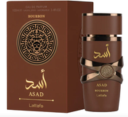 Lattafa Asad Bourbon EDP 100 ml Unise- Inspirado en Azzaro The Most Wanted