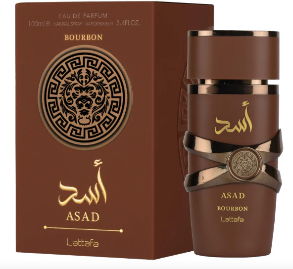 Lattafa Asad Bourbon EDP 100 ml Unise- Inspirado en Azzaro The Most Wanted