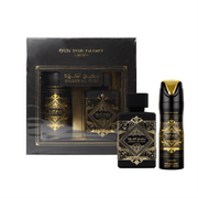 Lattafa Set Badee Al Oud For Glory EDP 100 ML + Deo Spray 200 ML - Hombre