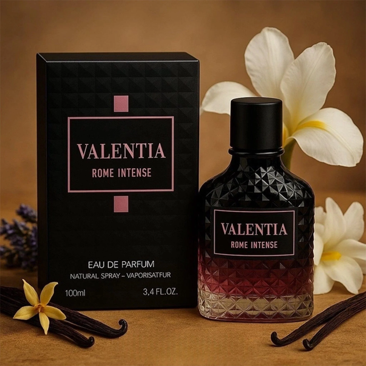 Valentia Rome Intense EDP 100 ML Unisex Inspirado en Valentino Uomo Born in Roma Intense